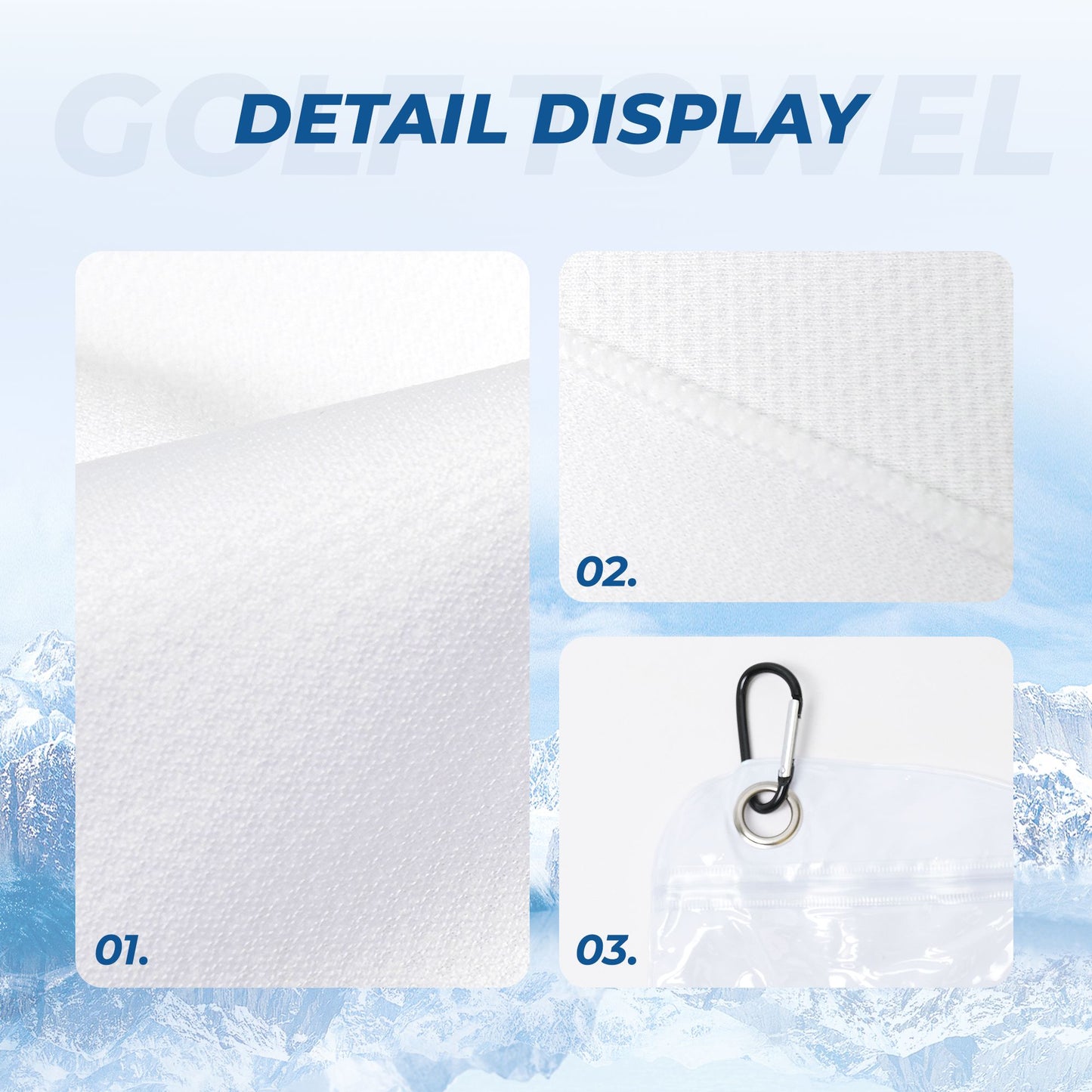 Peacock Pattern Cooling Sports Towel | Artistic Cold-Feel Towel 100x30cm | With Travel Pouch & Hook