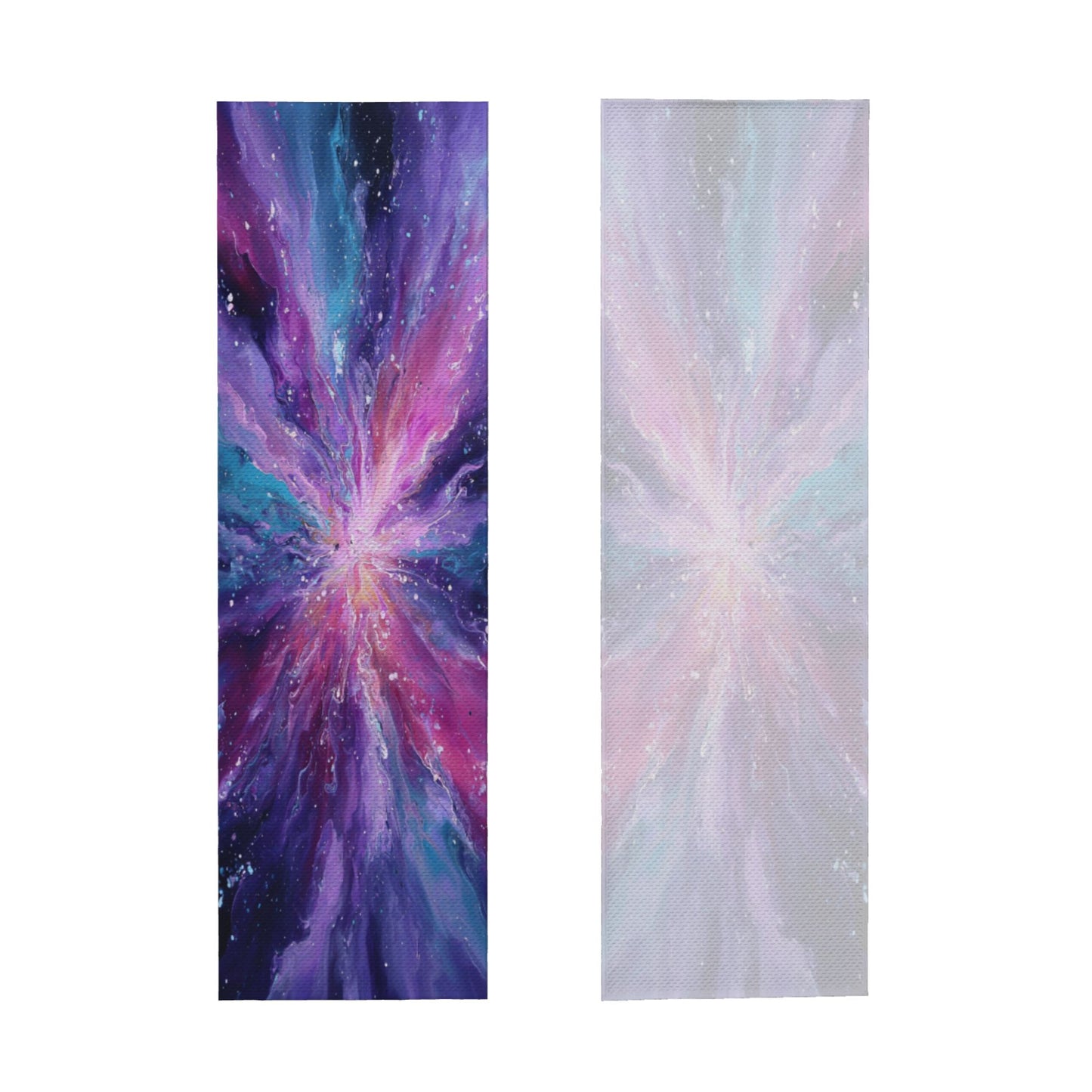 Galaxy Burst Cooling Towel | Nebula Pattern Quick-Dry Sport Towel | 100x30cm with Portable Pouch & Hook